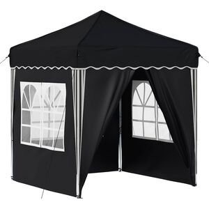 vidaXL Pop-up partytent 195 x 195 x 245 cm Antracietkleurig