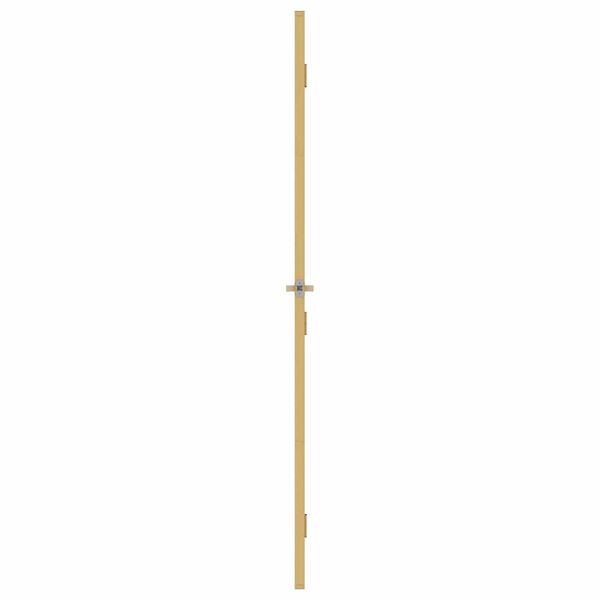 vidaXL Binnendeur smal 93x201,5 cm gehard glas en aluminium goudkleur