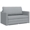 vidaXL Vouwsofa Bed Lichtgrijs 124 x 71 x 78 cm Stof