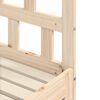 vidaXL Slaapbank met onderschuifbed 80x200 cm massief grenenhout
