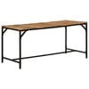 vidaXL Eettafel 160x80x75 cm massief hout ruw mangohout