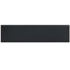 vidaXL Wandhoofdbord 12 st 60 x 15 cm Zwart Stof