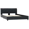 vidaXL Bedframe kunstleer zwart 140x200 cm