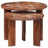 vidaXL Nest Koffietafels 2 pcs Multikleur Massief gerecycled hout