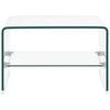 vidaXL Salontafel 50x45x33 cm gehard glas transparant