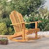vidaXL Schommelstoel Adirondack 79x100x103 cm massief teakhout