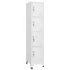 vidaXL Lockerkast met 4 vakken 38x45x180 cm