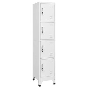 vidaXL Lockerkast met 4 vakken 38x45x180 cm