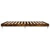vidaXL Bedframe zonder matras hout gerookt eikenkleurig 120x200 cm