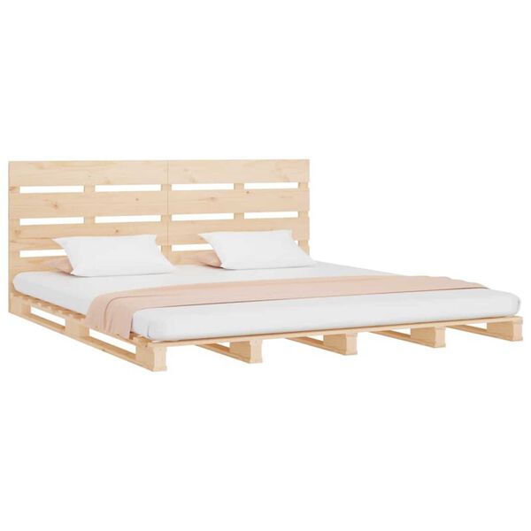 vidaXL Bedframe zonder matras massief grenenhout 160x200 cm