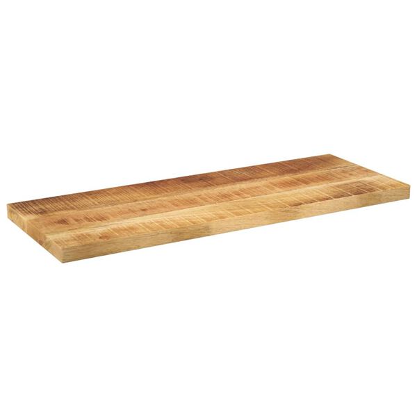 vidaXL Tafelblad rechthoekig 80x30x3,8 cm massief ruw mangohout