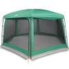 vidaXL Zwembadtent uitneembare buiten- gaaswanden 670x590 cm zeegroen