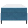 vidaXL Bedframe met matras Donkerblauw 80 x 200 cm Stof