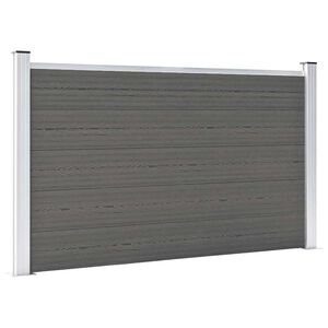 vidaXL Schutting 180x105 cm HKC grijs