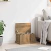 vidaXL Opbergbox 30x50x28 cm bewerkt hout artisanaal eikenkleurig