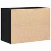 vidaXL Ladenkast met lade Zwart 80 x 41 x 58 cm Bewerkt hout