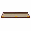 vidaXL Trapmatten 15 st 65x21x4 cm Bordeaux Rechthoekige Rand