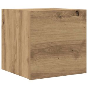 vidaXL Tv-wandmeubel 30,5x30x30 cm artisanaal eikenkleurig