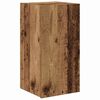 vidaXL Tv-meubelset Wandgemonteerd 3 pcs Oud Hout Bewerkt hout