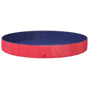 vidaXL Honden zwembad &Oslash;300 x 38 cm Dik PVC Rood