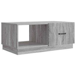 vidaXL Salontafel Grijs sonoma 90 x 50 x 37 cm Bewerkt hout