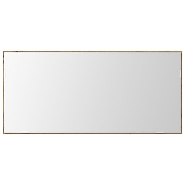 vidaXL Spiegel Wandgemonteerd artisanaal eikenkleurig 80 x 37 cm