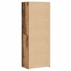 vidaXL Highboard Oud hout 70 x 42,5 x 185 cm Bewerkt hout
