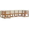 vidaXL Buiten bankenset 7 pcs Naturel Massief Acaciahout