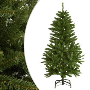 vidaXL Kunstkerstboom met scharnieren met standaard 120 cm groen