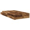 vidaXL Opbergbedframe met lade met opslag Oud Hout 120 cm Bewerkt hout