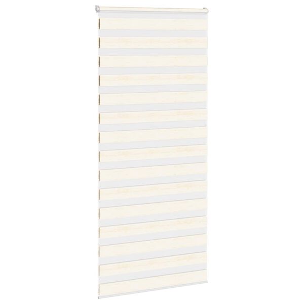 vidaXL Zebra Blind 105x230cm stofbreedte 100,9cm polyester marmerbeige