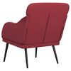 vidaXL Fauteuil 63x76x80 cm kunstleer wijnrood