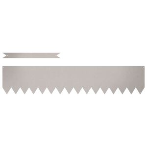 vidaXL Tuinrand 50 pcs Bruin 100 x 0.05 x 20 cm Cortenstaal