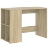 vidaXL Bureau 102x50x75 cm bewerkt hout sonoma eikenkleurig