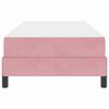 vidaXL Boxspringbed met matras Roze 90 x 210 cm Stof