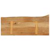 vidaXL Tafelblad met natuurlijke rand 70x20x2,5 cm massief mangohout