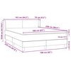 vidaXL Boxspring met matras fluweel roze 160x220 cm