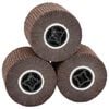 vidaXL Schuurrollen 3 st Bruin 12 x 12 x 10 cm Synthetische Vezel