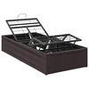 vidaXL Elektrisch Verstelbaar Bedframe Bruin 190 x 90 x 33,5 cm Staal