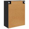 vidaXL Wandkast 2 pcs Zwart Eiken 69,5 x 34 x 90 cm Bewerkt hout