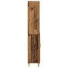 vidaXL Hoge kast Oud Hout 69,5 x 32,5 x 180 cm Bewerkt hout