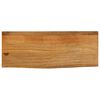 vidaXL Tafelblad met natuurlijke rand 80x20x3,8 cm massief mangohout