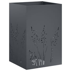 vidaXL Plantenbak Antraciet 50 x 50 x 75 cm Koudgewalst staal