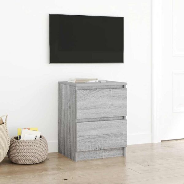 vidaXL Tv-meubel 40x35x54 cm spaanplaat grijs sonoma