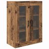 vidaXL Highboard Oud Hout 69,5 x 34 x 180 cm Bewerkt hout