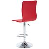 vidaXL Barstoelen 2 st kunstleer rood