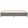 vidaXL Bedframe zonder matras stof donkergrijs 200x200 cm