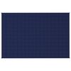 vidaXL Verzwaringsdeken 120x180 cm 5 kg stof blauw