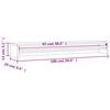 vidaXL Monitorstandaard 100x24x13 cm bewerkt hout sonoma eikenkleurig