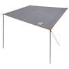 vidaXL Caravanluifel -persoons 240 x 460 cm Grijs en Oranje taft